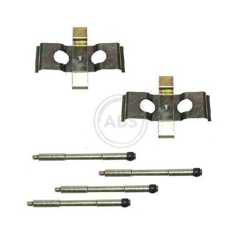 Zubeh&ouml;rsatz Scheibenbremsbelag A.b.s. 1296Q f&uuml;r Alfa Romeo Vorderachse