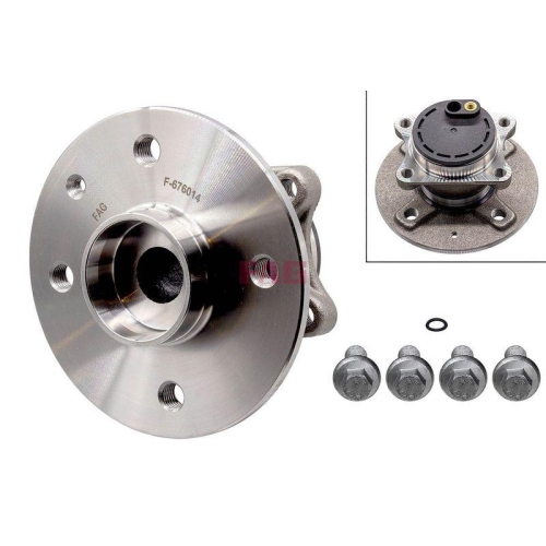 Radlagersatz Schaeffler Fag 713 6188 70 f&uuml;r Citro&euml;n Peugeot Toyota Hinterachse