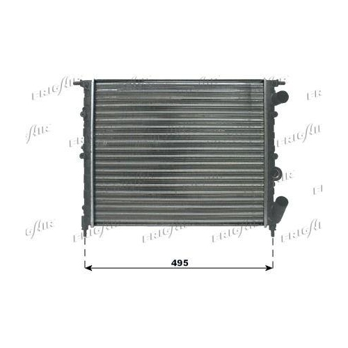 K&uuml;hler Motork&uuml;hlung Frigair 0109.3055 f&uuml;r Renault F&uuml;r Fahrzeuge Ohne Klimaanlage