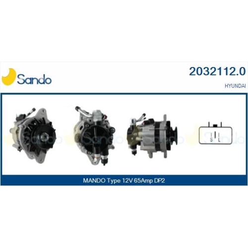 Generator Sando 2032112.0 f&uuml;r Hyundai