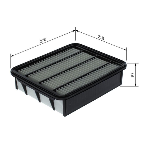 Luftfilter Bosch F026400740 für Toyota