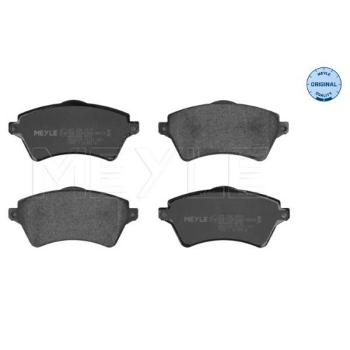 Bremsbelagsatz Scheibenbremse Meyle 0252361517 Meyle-original: True To Oe. f&uuml;r