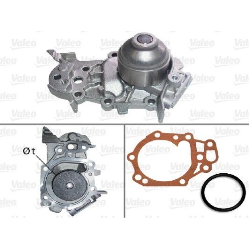 Wasserpumpe Motork&uuml;hlung Valeo 506780 f&uuml;r Nissan Renault Dacia