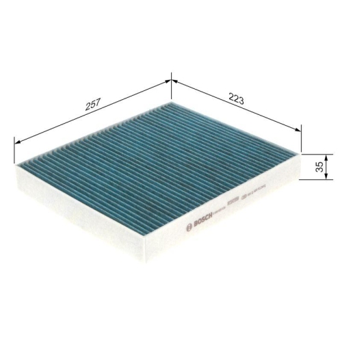 Filter Innenraumluft Bosch 0986628539 Filter+ f&uuml;r Audi Seat Skoda VW