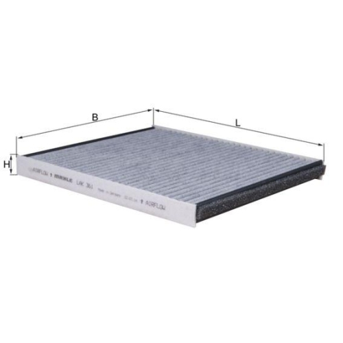 Filter Innenraumluft Mahle LAK 361 f&uuml;r Gmc