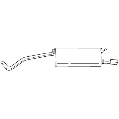 Endschalld&auml;mpfer Sigam 61641 f&uuml;r VW