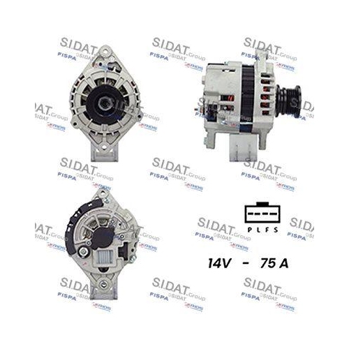 Generator Sidat A12DR0811A2 für Opel Daewoo