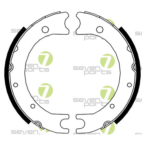 Bremsbackensatz 7 Seven Parts SVG21042 für Hinterachse