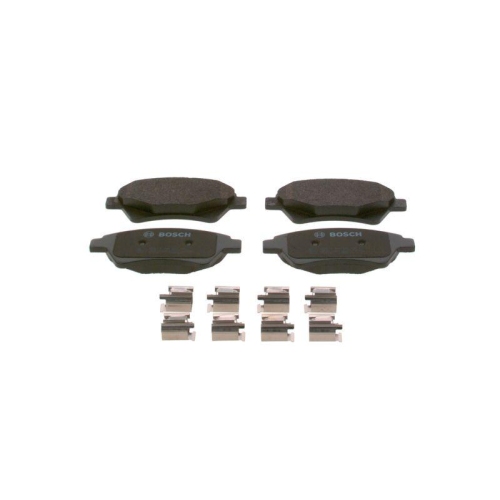 Bremsbelagsatz Scheibenbremse Bosch 0986424785 f&uuml;r Renault Vorderachse