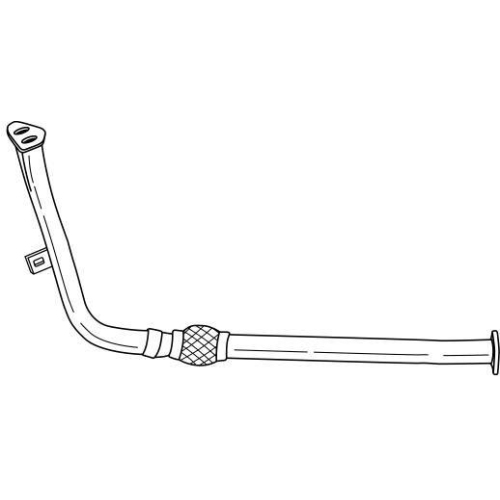 Abgasrohr Sigam 65136 f&uuml;r Rover Vorne