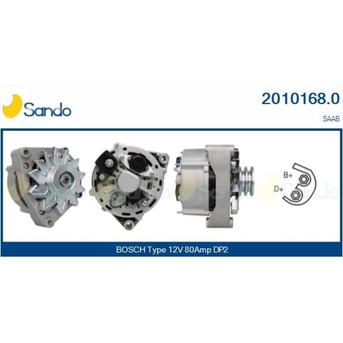 Generator Sando 2010168.0 für Saab
