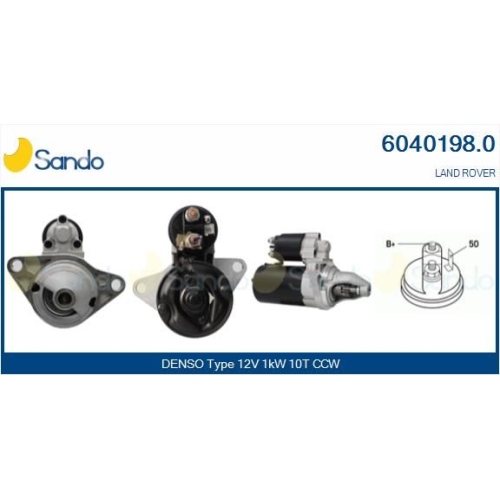 Starter Sando 6040198.0 f&uuml;r Rover
