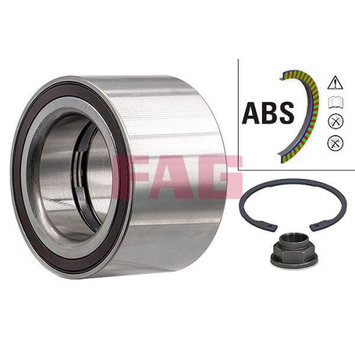 Radlagersatz Schaeffler Fag 713 6405 50 f&uuml;r Chrysler Citro&euml;n Fiat Iveco Opel