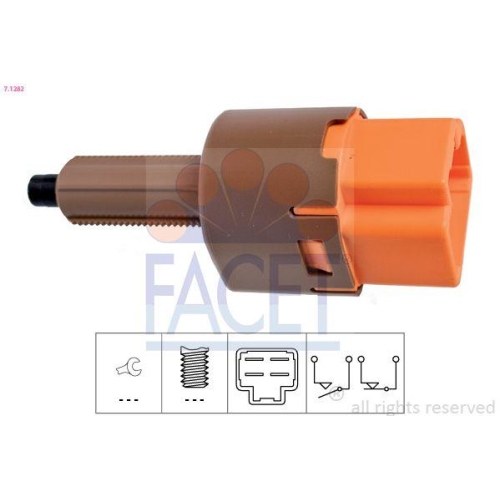 Bremslichtschalter Facet 7.1282 Made In Italy - Oe Equivalent für Nissan
