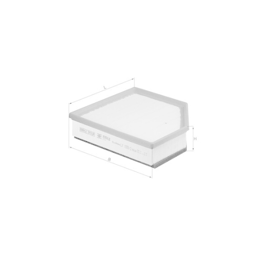 Luftfilter Mahle LX 1593/2 f&uuml;r Volvo