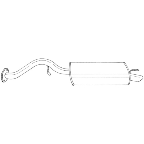 Endschalld&auml;mpfer Sigam 65631 f&uuml;r MG Rover