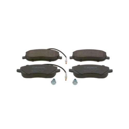 Bremsbelagsatz Scheibenbremse Bosch 0986424789 f&uuml;r Alfa Romeo Citro&euml;n Fiat
