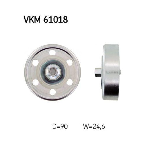Umlenk /f&uuml;hrungsrolle Keilrippenriemen Skf VKM 61018 f&uuml;r Toyota