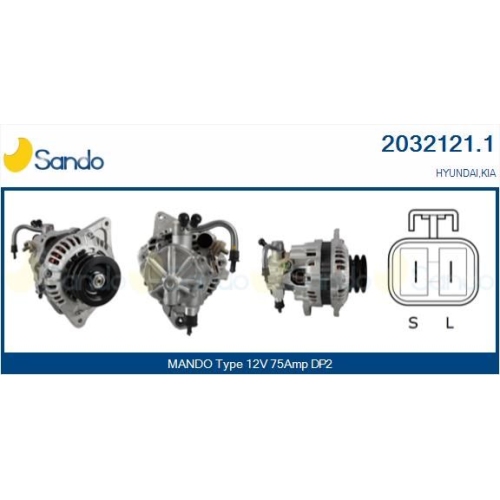 Generator Sando 2032121.1 f&uuml;r Hyundai