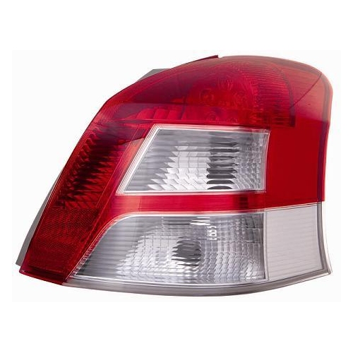R&Uuml;CKLICHTEINHEIT RECHTE TOYOTA YARIS 2009 WEISS/ROTE LED RECHTE DEPO-MARKE