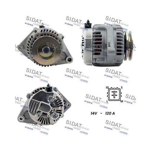 Generator Sidat A12DE1219A2 f&uuml;r Toyota