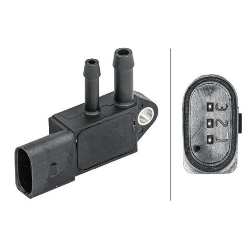 Sensor Abgasdruck Hella 6PP 009 409-231 f&uuml;r Audi Porsche Seat Skoda VW