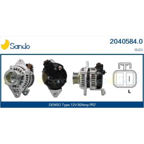 Generator Sando 2040584.0 f&uuml;r Isuzu