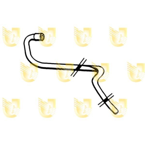 Schlauch Wärmetauscher (heizung) Unigom S2341 für Fiat Innocenti Ausgang