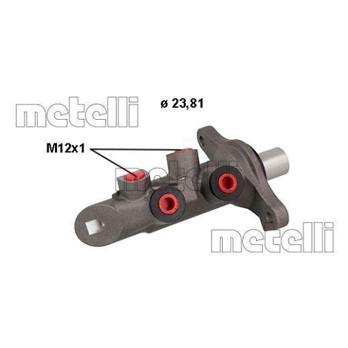 Hauptbremszylinder Metelli 05-0876 f&uuml;r Renault
