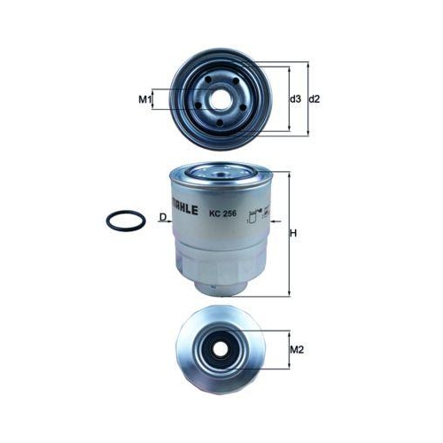 Kraftstofffilter Mahle KC 256D f&uuml;r Honda