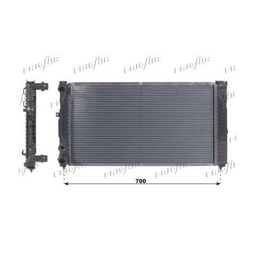 K&uuml;hler Motork&uuml;hlung Frigair 0110.2003 f&uuml;r VW F&uuml;r Fahrzeuge Mit/ohne Klimaanlage
