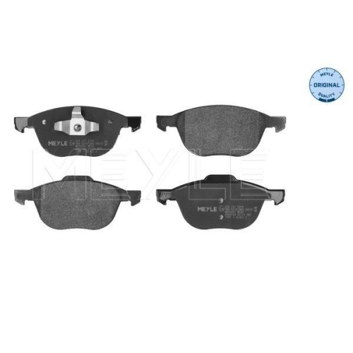 Bremsbelagsatz Scheibenbremse Meyle 0252372318 Meyle-original: True To Oe. f&uuml;r