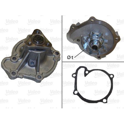 Wasserpumpe Motorkühlung Valeo 506368 für Nissan