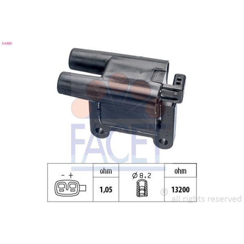 Z&uuml;ndspule Facet 9.6480 Oe Equivalent f&uuml;r Hyundai Kia