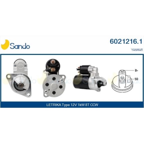 Starter Sando 6021216.1 für Yanmar