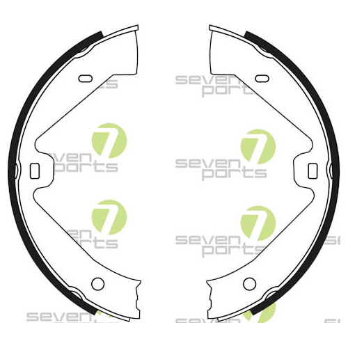 Bremsbackensatz 7 Seven Parts SVG21062 für Hinterachse
