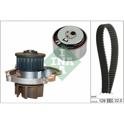 Wasserpumpe + Zahnriemensatz Schaeffler Ina 530 0462 30 für Alfa Romeo Chrysler