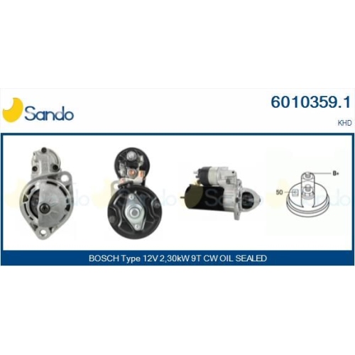 Starter Sando 6010359.1 f&uuml;r Khd Deutz