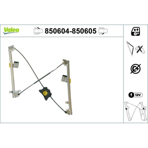 Fensterheber Valeo 850604 f&uuml;r VW Vorne Links