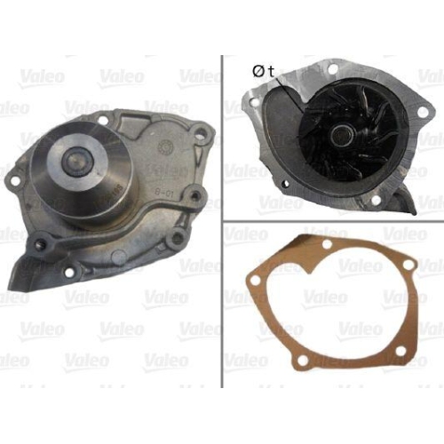 Wasserpumpe Motork&uuml;hlung Valeo 506725 f&uuml;r Nissan Renault Suzuki