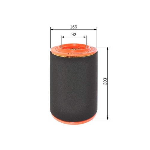 Luftfilter Bosch F026400370 f&uuml;r Chrysler Citro&euml;n Fiat Opel Peugeot Vauxhall