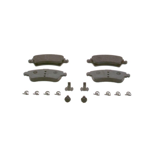 Bremsbelagsatz Scheibenbremse Bosch 0986424801 f&uuml;r Citro&euml;n Peugeot Vorderachse