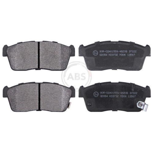 Bremsbelagsatz Scheibenbremse A.b.s. 37222 f&uuml;r Daihatsu Nissan Subaru Suzuki