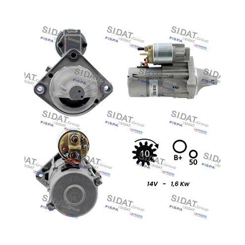 Starter Sidat S12VA0081 f&uuml;r Bmw