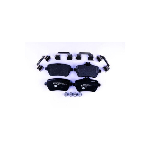 Bremsbelagsatz Scheibenbremse Hella 8DB 355 021-511 f&uuml;r Mercedes Benz Amc