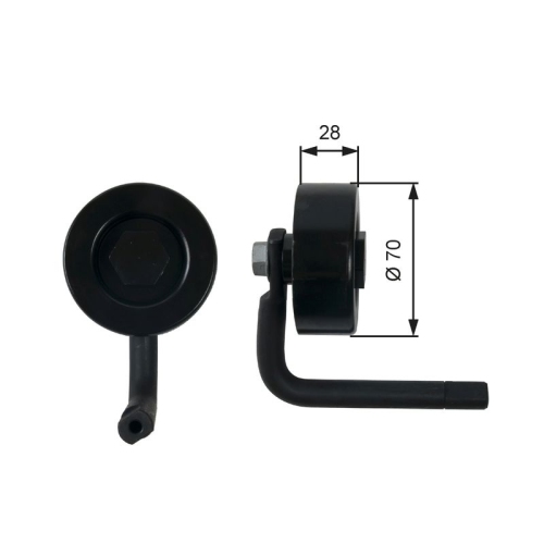 Riemenspanner Keilrippenriemen Gates T39201 Drivealign&reg; f&uuml;r Bmw