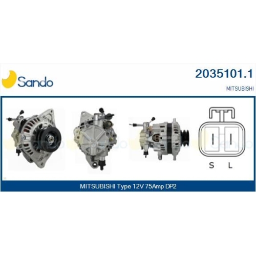 Generator Sando 2035101.1 f&uuml;r Mitsubishi