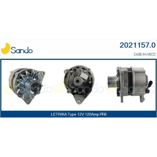 Generator Sando 2021157.0 für Iveco Case Ih Landini Sperry New Holland