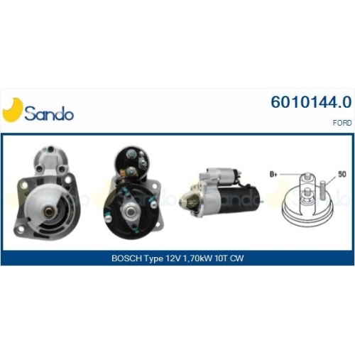 Starter Sando 6010144.0 f&uuml;r Ford