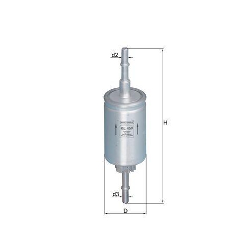 Kraftstofffilter Mahle KL 458 f&uuml;r Ford Mazda